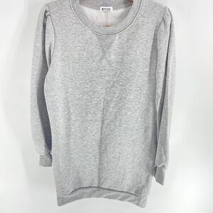 LAMade gray crew neck long sleeve sweatshirt dress NWT womens s